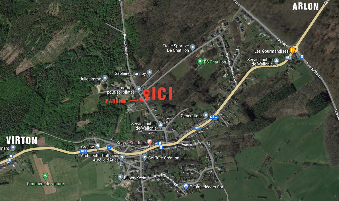 Plan d'accès au cabinet à Châtillon